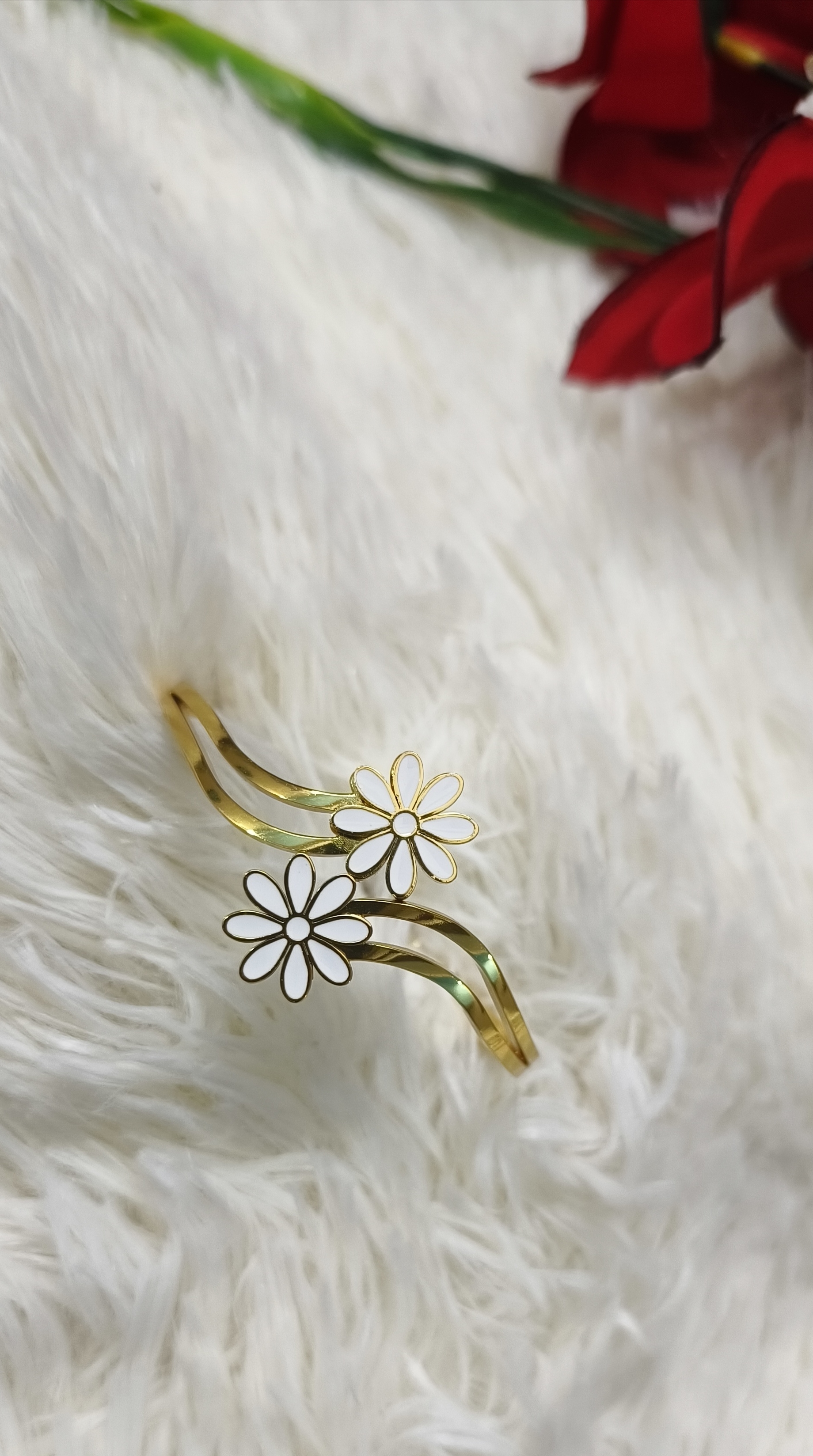 Kada bracelet Daisy flower