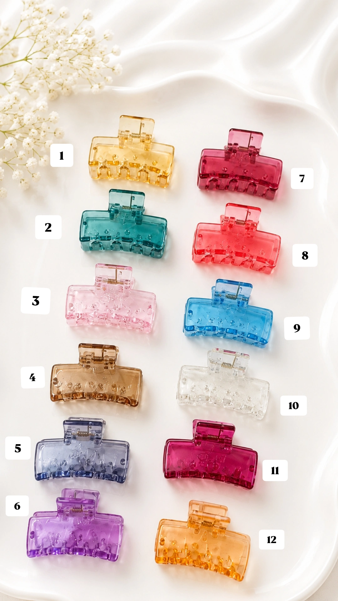 Glassy clip