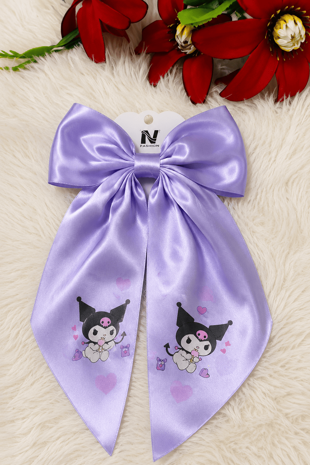 Bow tail hair clip