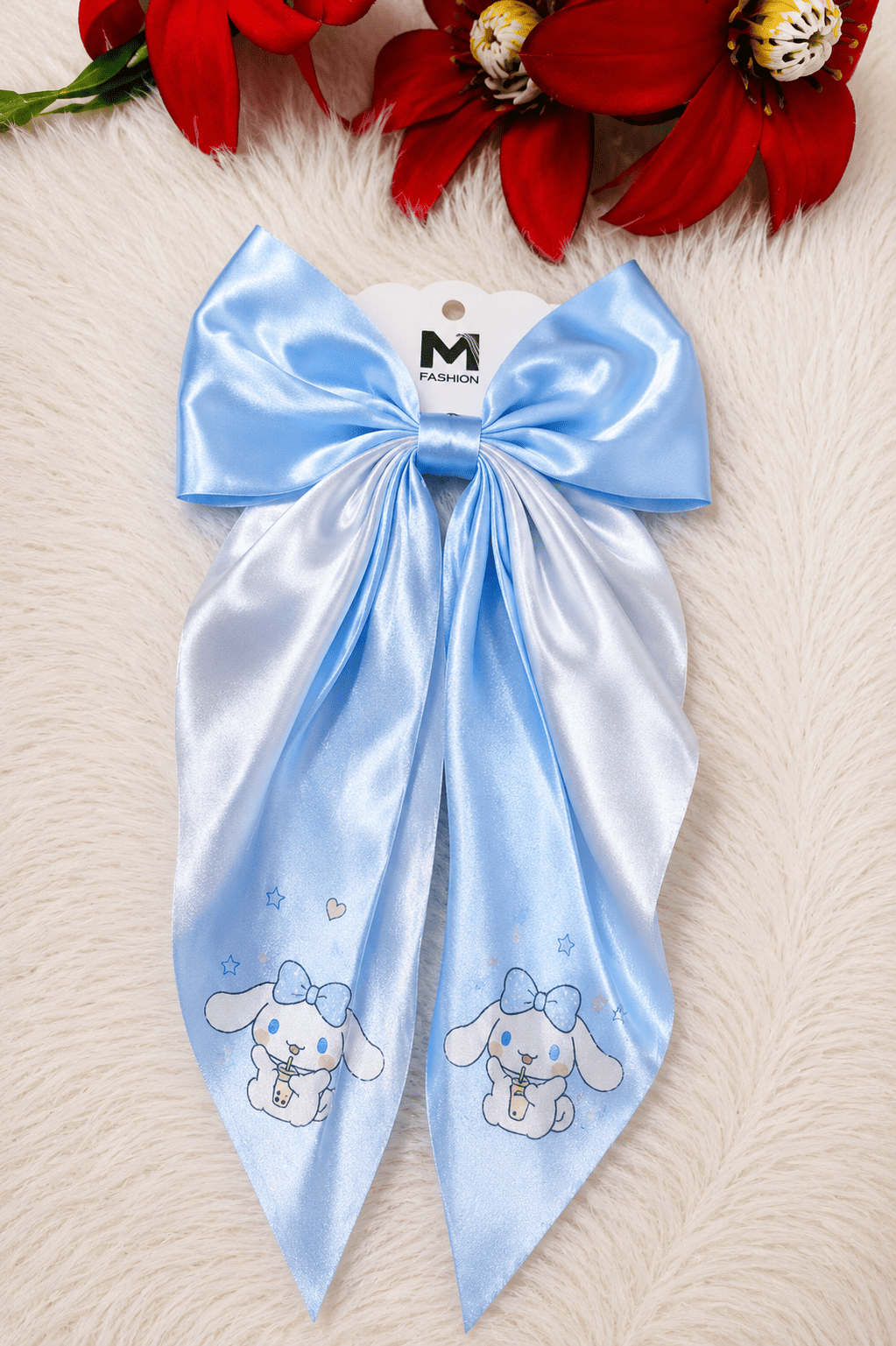 Bow tail hair clip